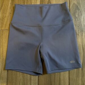 Alo Purple biker shorts